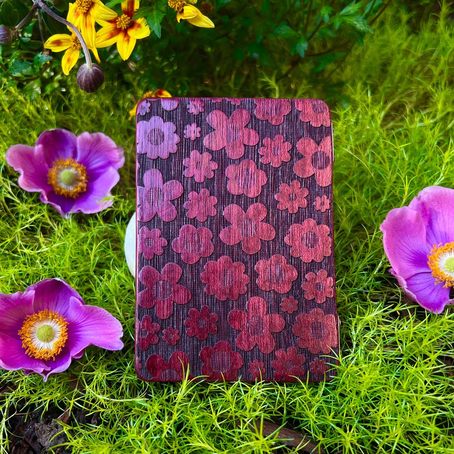 Purple Daisies Cigarette Case
