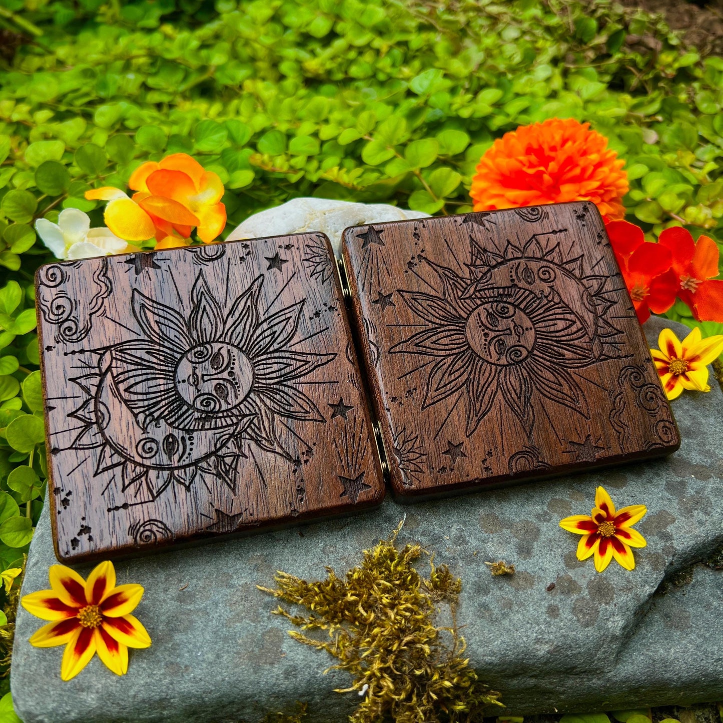 Celestial Pocket Mirror / Palette Box