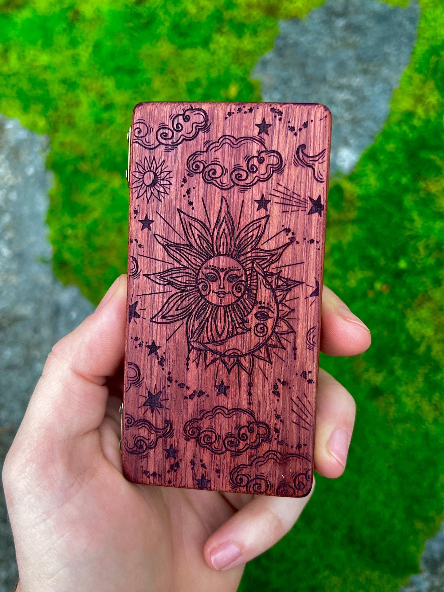 Celestial Purpleheart Stash Case