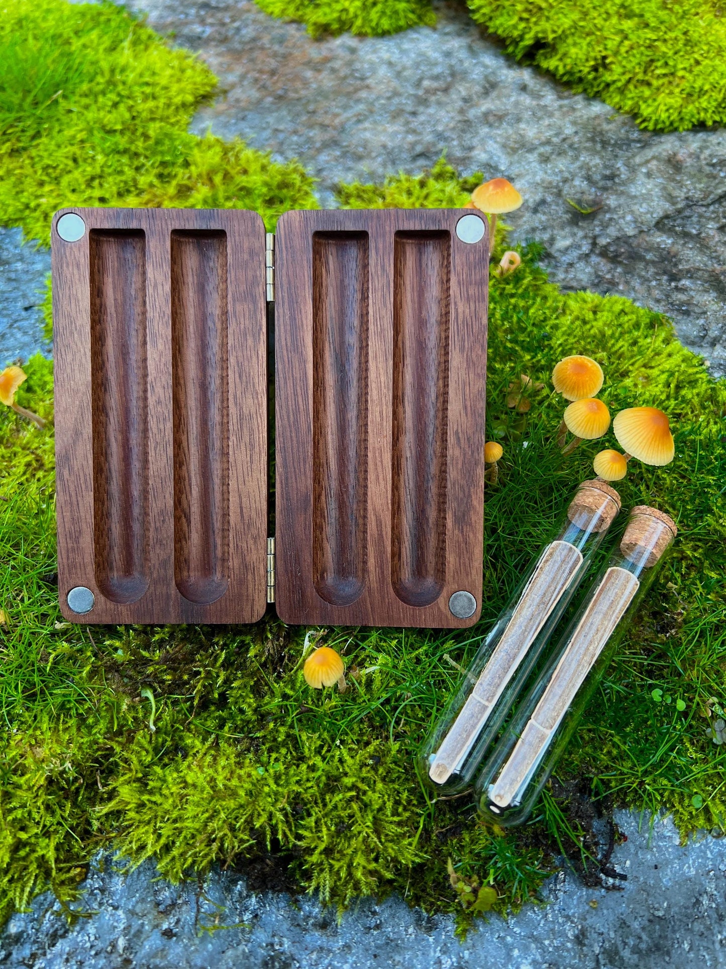 Groovy Walnut Stash Case