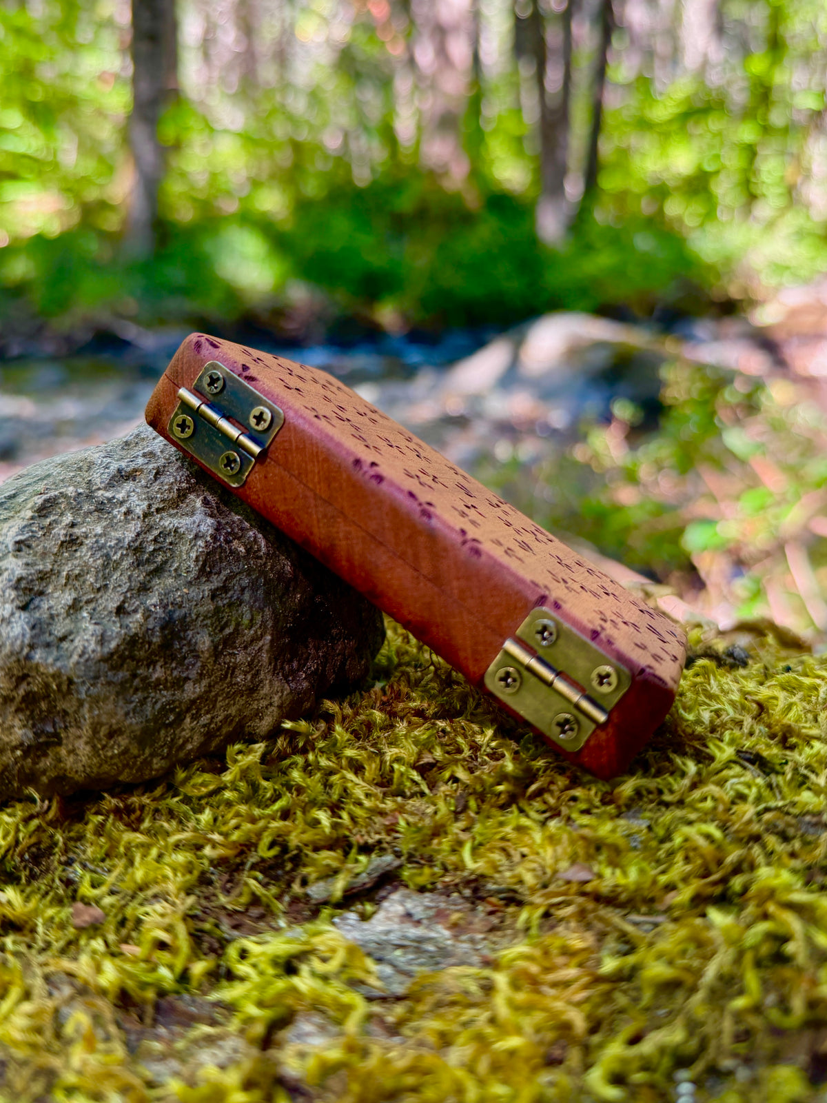 Sprout Sapele Wood Stash Case