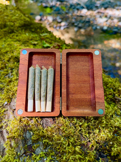 Sprout Sapele Wood Stash Case