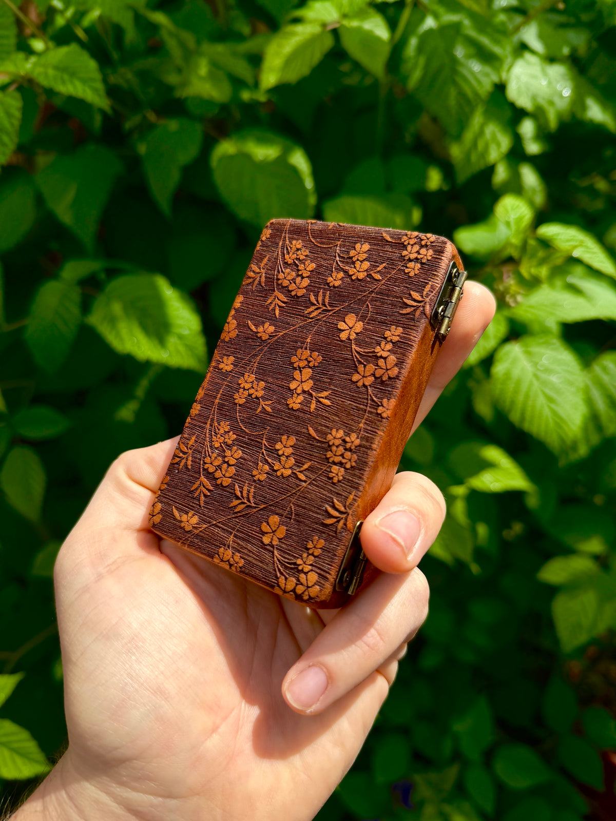 Sakura Sapele Wood Stash Case