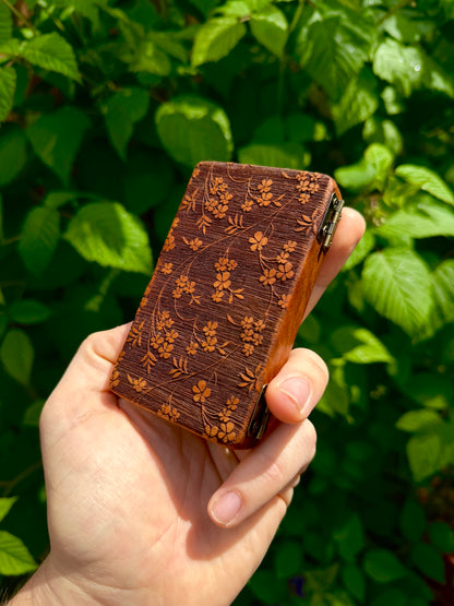 Sakura Sapele Wood Stash Case
