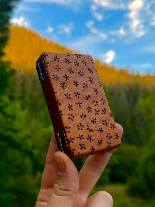 Sprout Sapele Wood Stash Case