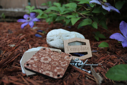 Hand Painted Pocket Flower Press