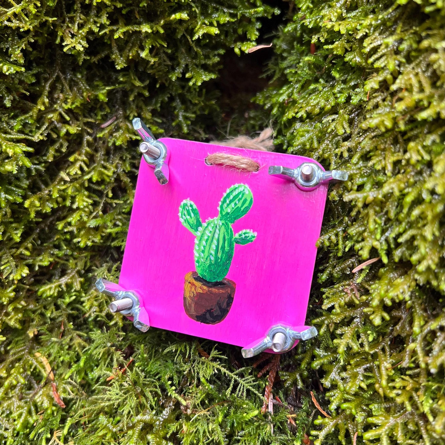 Hand Painted Pocket Flower Press