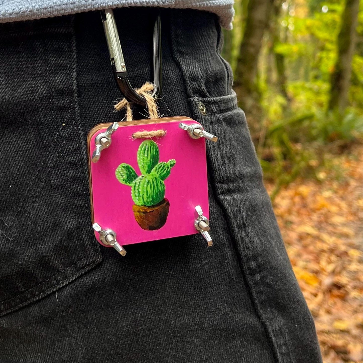 Hand Painted Pocket Flower Press
