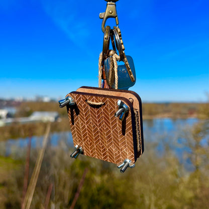 Pocket Press - Dark Herringbone