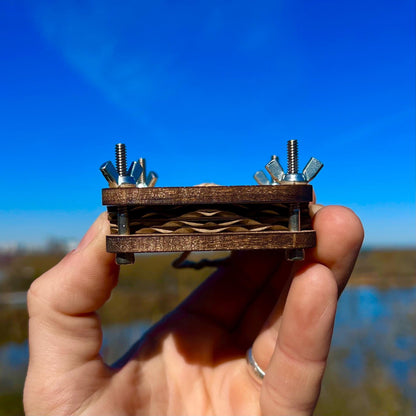 Pocket Press - Dark Herringbone