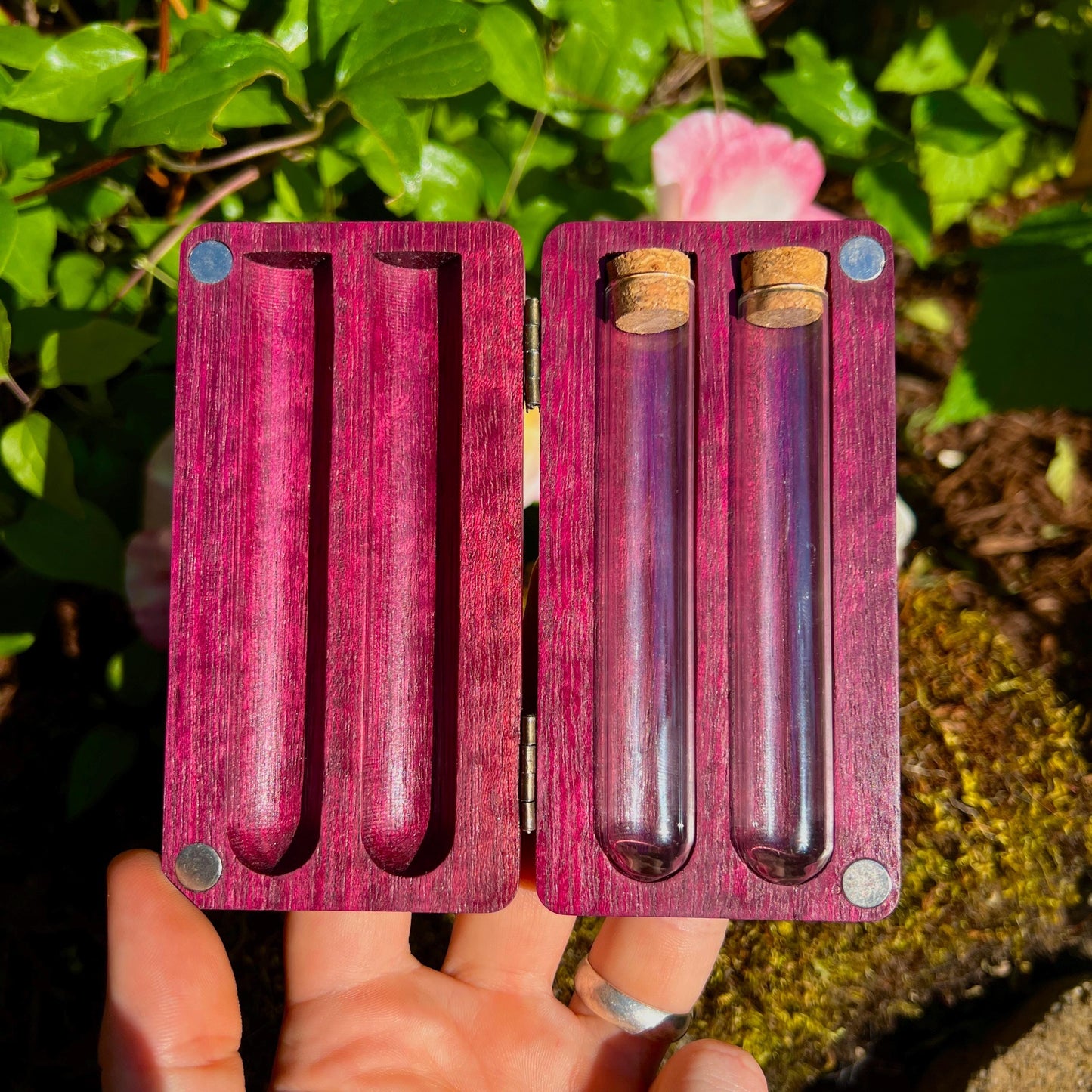 Purpleheart Stash Case