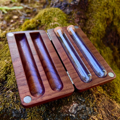 Leafy Walnut Stash Case