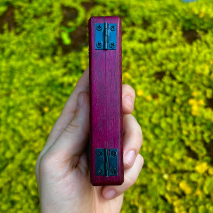 Floral Purpleheart Stash Case