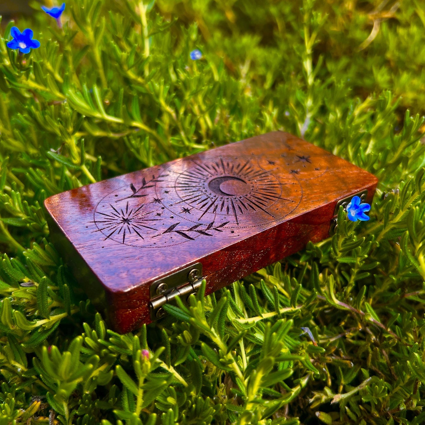 Moonlight Walnut Stash Case