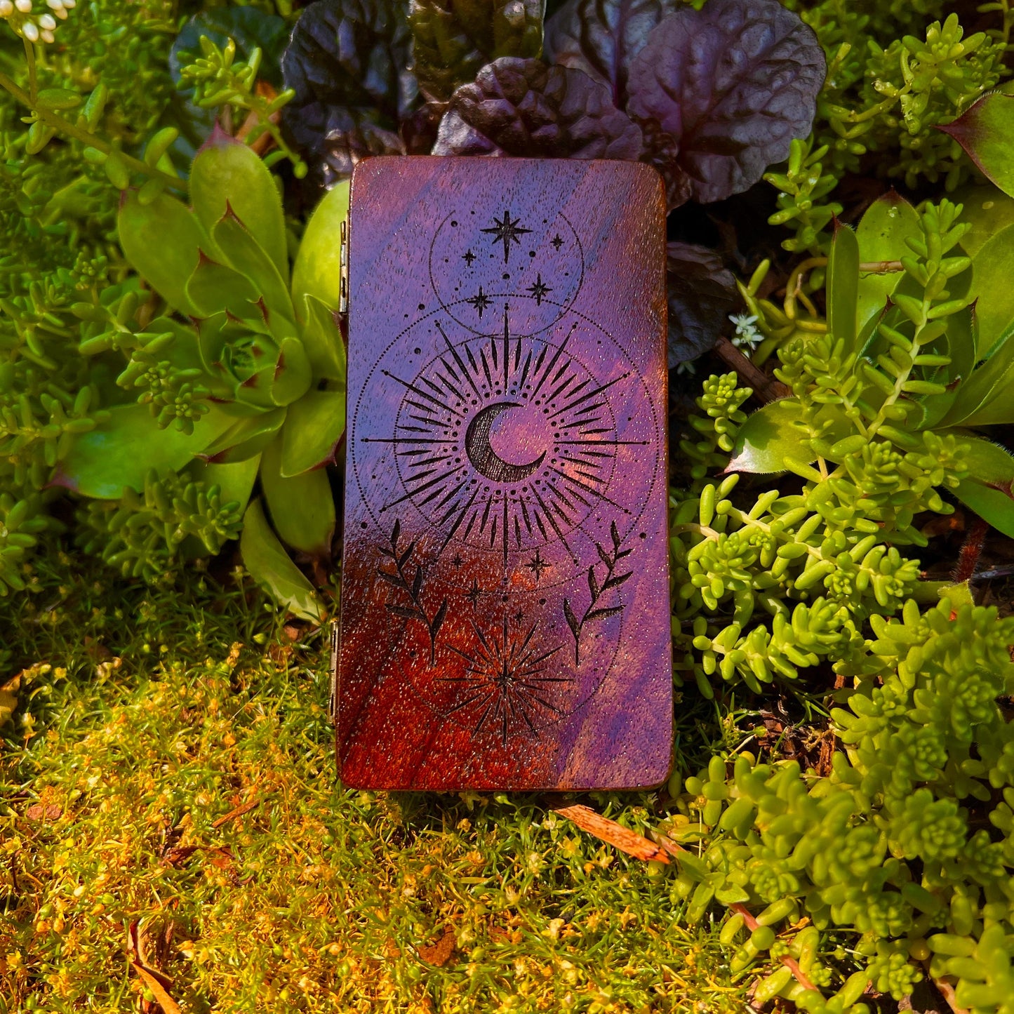 Moonlight Walnut Stash Case