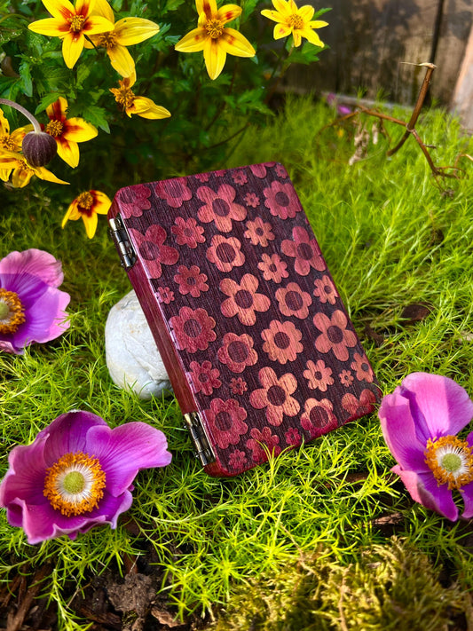 Purple Daisies Cigarette Case