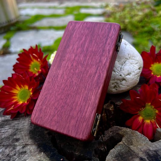 Purpleheart Stash Case