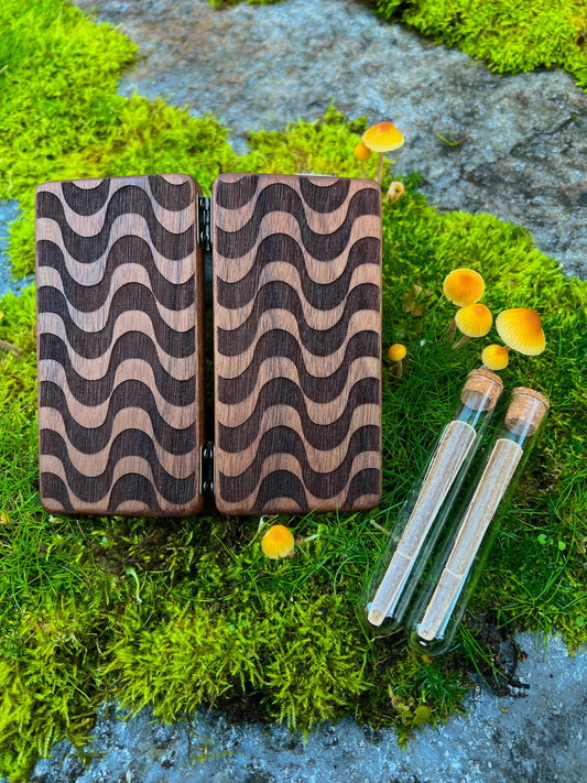 Groovy Walnut Stash Case