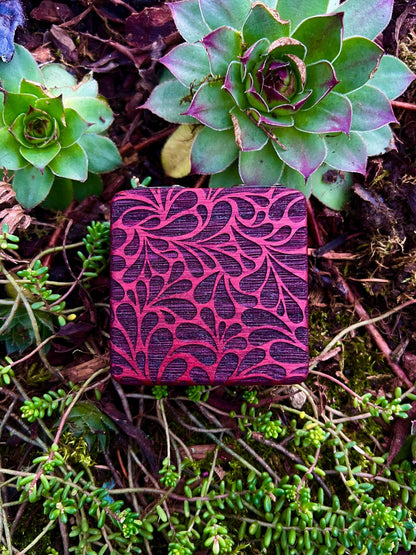 Groovy Purpleheart Pocket Box
