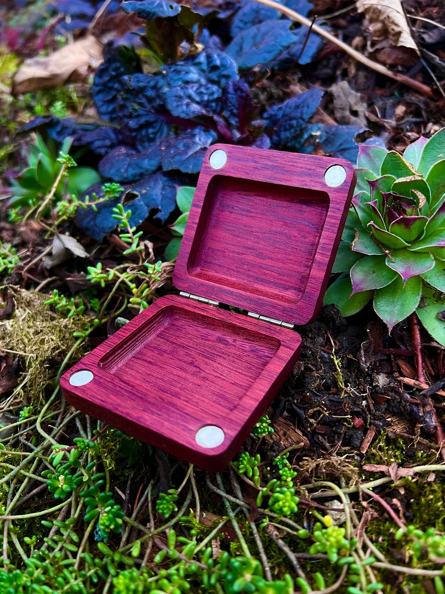 Groovy Purpleheart Pocket Box