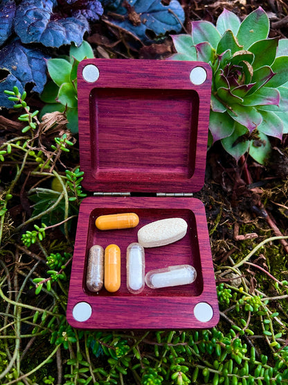 Groovy Purpleheart Pocket Box