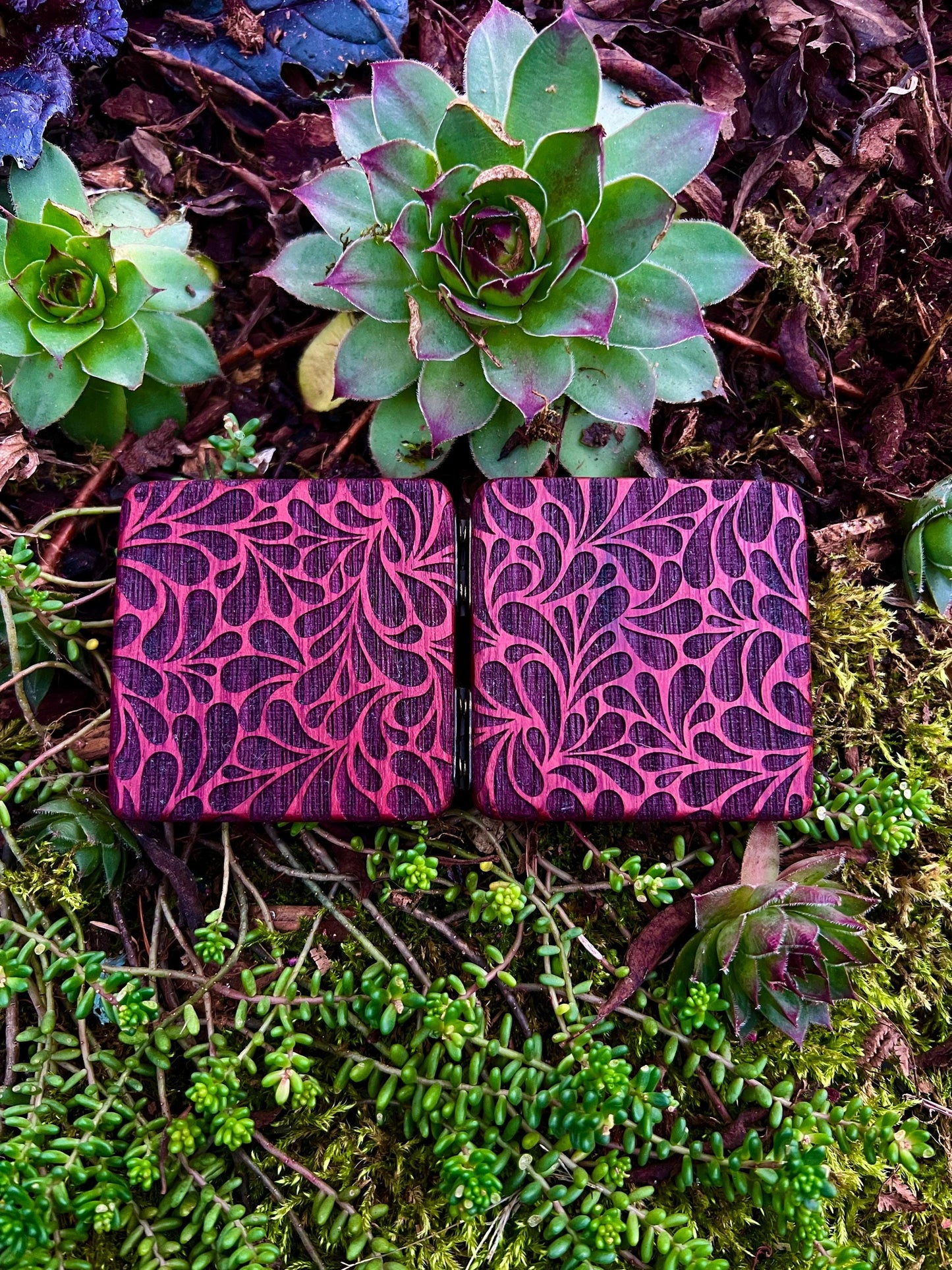 Groovy Purpleheart Pocket Box