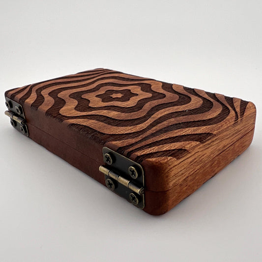 Groovy Sapele Wood Stash Case
