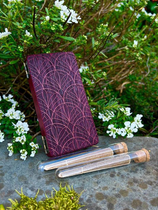 Deco Purpleheart Stash Case