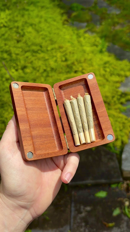 Sakura Sapele Wood Stash Case